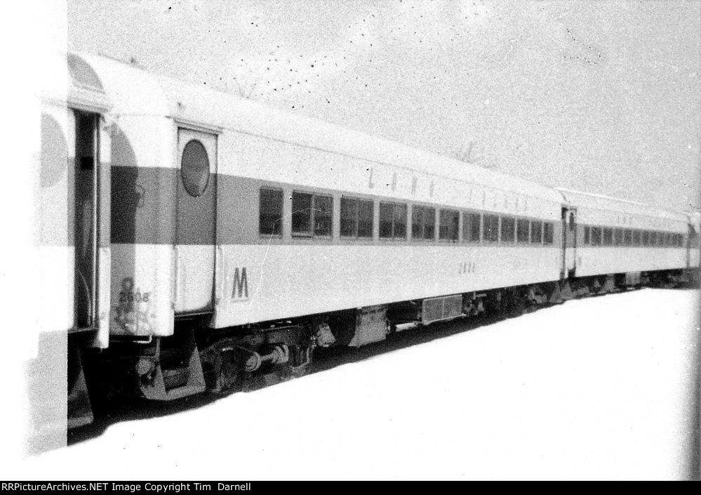 LI 2608 and other MP-72's at Belmont Park racetrack station
